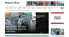 Desktop Screenshot of primerahora.com.uy